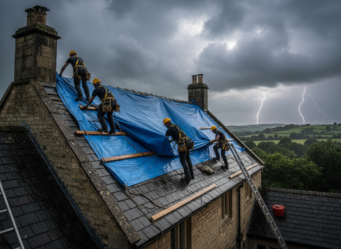 Emergency roofing in Plymouth