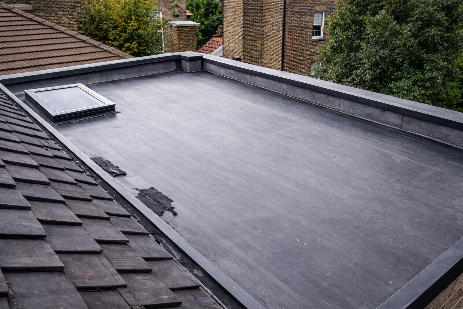 Flat roofing in Plymouth